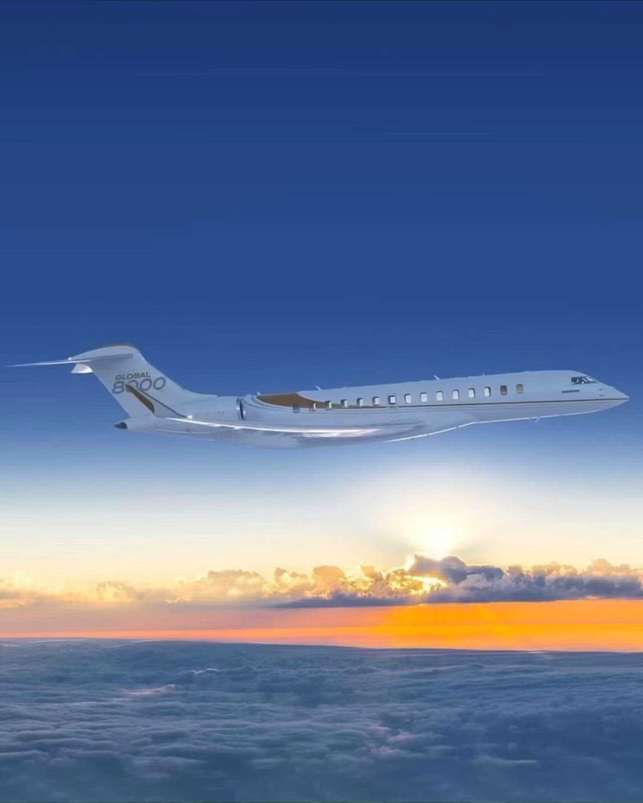 Bombardier Global 7500 private jet for Perth to London charter